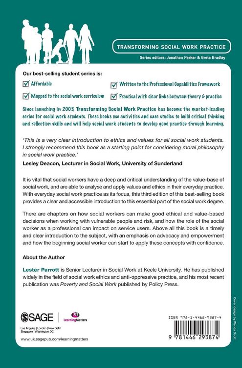 Produktbild: Values and Ethics in Social Work Practice