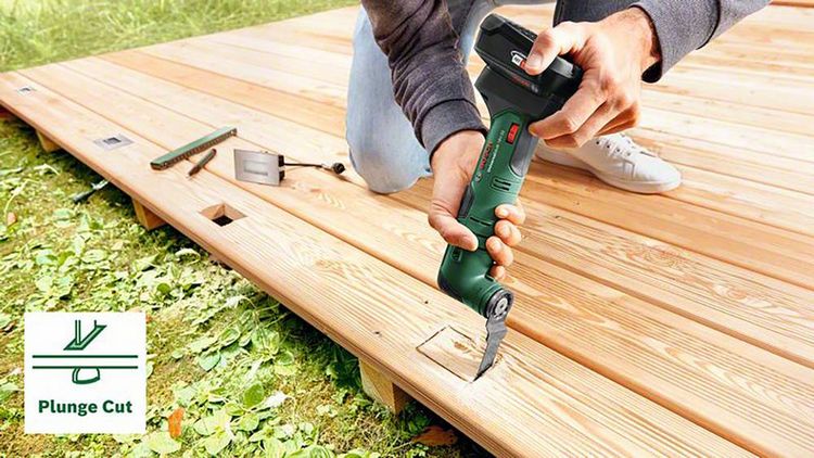 Produktbild: Bosch Home and Garden UniversalMulti 18V-32 0603105000 Akku-Multifunktionswerkzeug