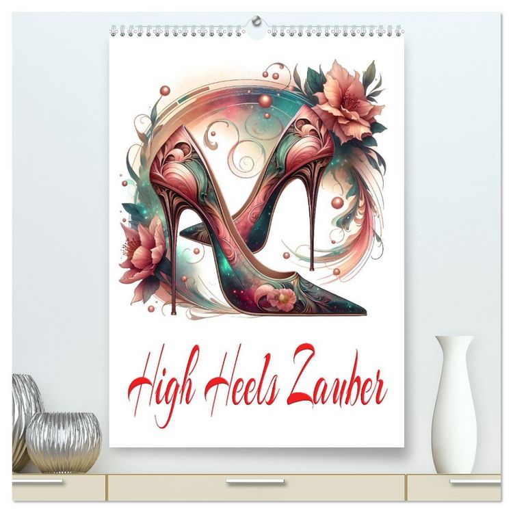 Produktbild: High Heels Zauber (hochwertiger Premium Wandkalender 2026 DIN A2 hoch), Kunstdruck in Hochglanz