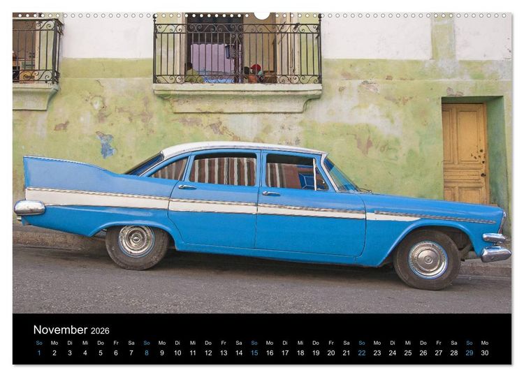 Produktbild: On the road in Cuba (hochwertiger Premium Wandkalender 2026 DIN A2 quer), Kunstdruck in Hochglanz