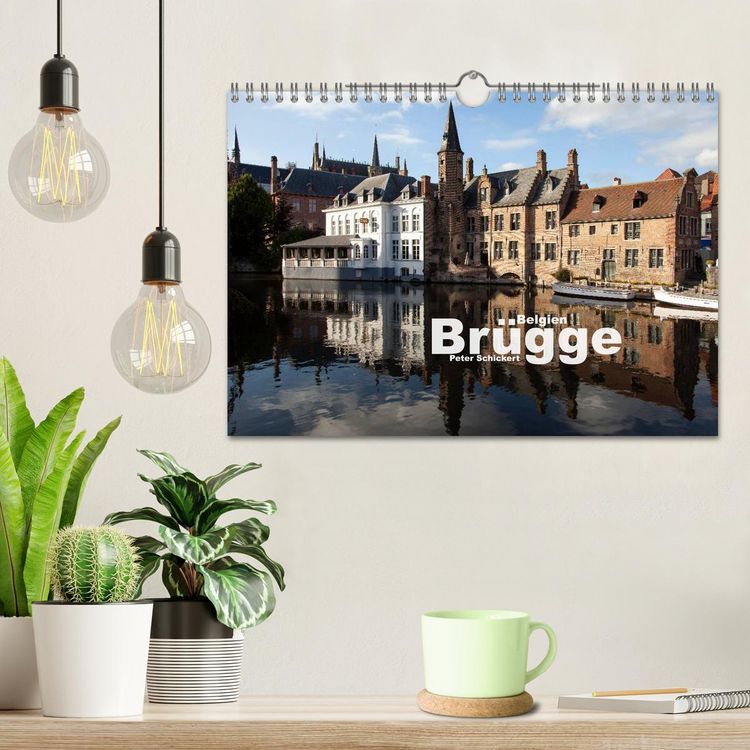 Produktbild: Br&uuml;gge - Belgien (Wandkalender 2026 DIN A4 quer), CALVENDO Monatskalender