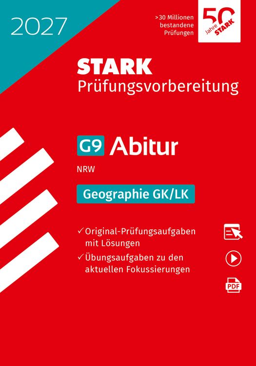 Produktbild: STARK Geographie GK/LK - Abitur 2027 NRW - Pr&uuml;fungsvorbereitung