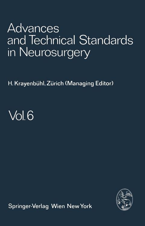 Produktbild: Advances and Technical Standards in Neurosurgery