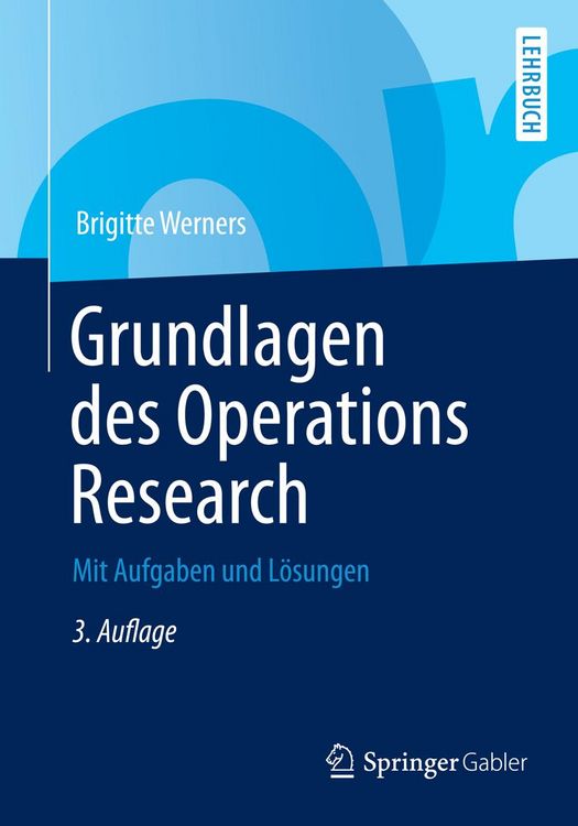 Produktbild: Grundlagen des Operations Research