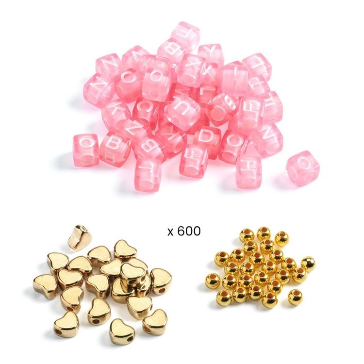 Produktbild: Schmuck basteln: Buchstaben Gold