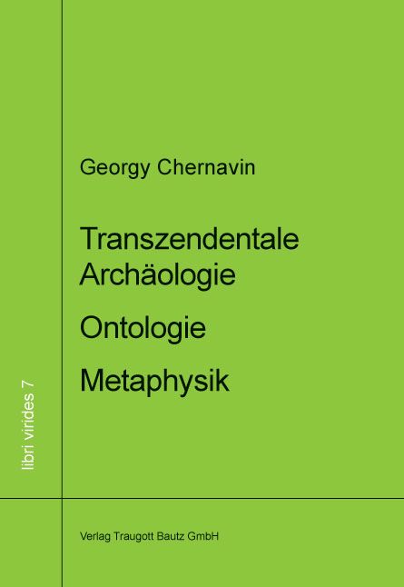 Produktbild: Transzendentale Arch&auml;ologie - Ontologie - Metaphysik