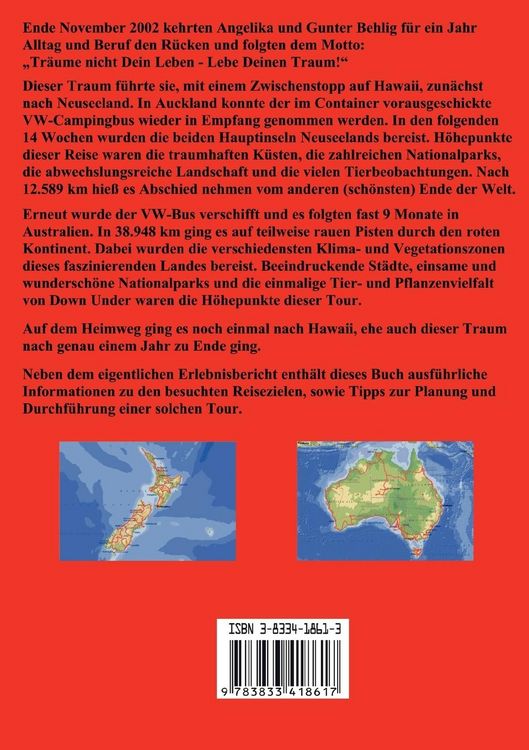 Produktbild: Freiheit erleben - 12 Monate mit dem VW-Bus durch Neuseeland und Australien