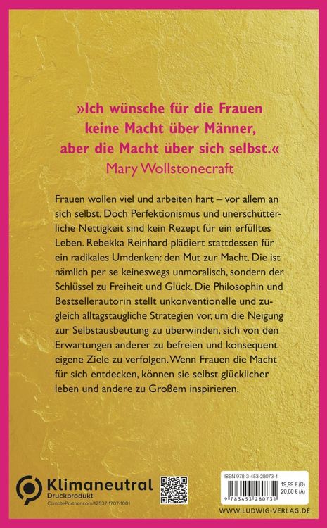 Produktbild: Kleine Philosophie der Macht (nur für Frauen)