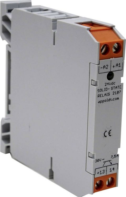 Produktbild: Appoldt Halbleiterrelais 2106 7.5A Schaltspannung (max.): 30 V/DC 1St.