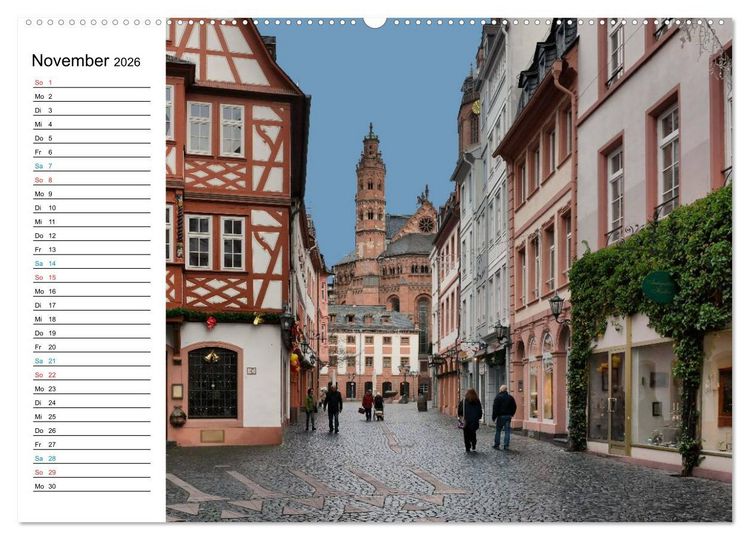 Produktbild: Mainz - Ansichtssache (hochwertiger Premium Wandkalender 2026 DIN A2 quer), Kunstdruck in Hochglanz