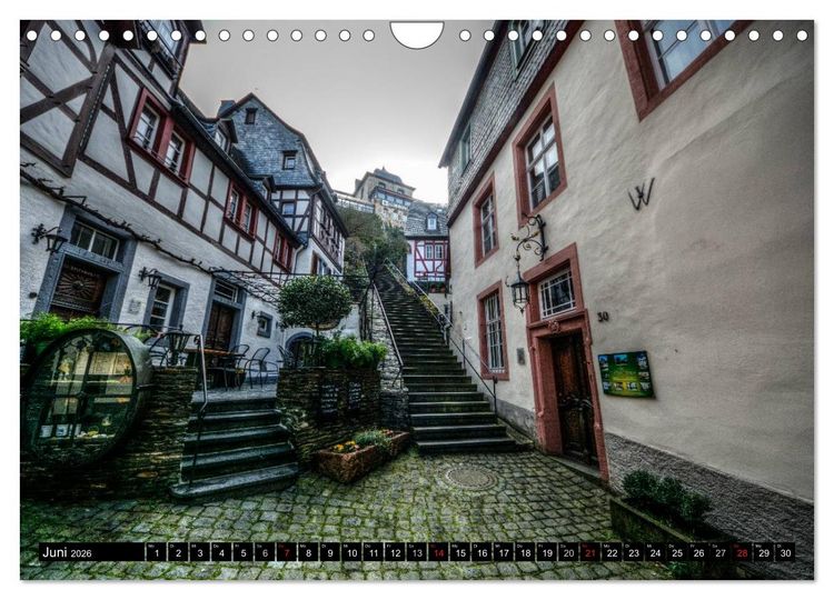 Produktbild: Mosel Impressionen Mystische Burgen und magische Orte (Wandkalender 2026 DIN A4 quer), CALVENDO Monatskalender