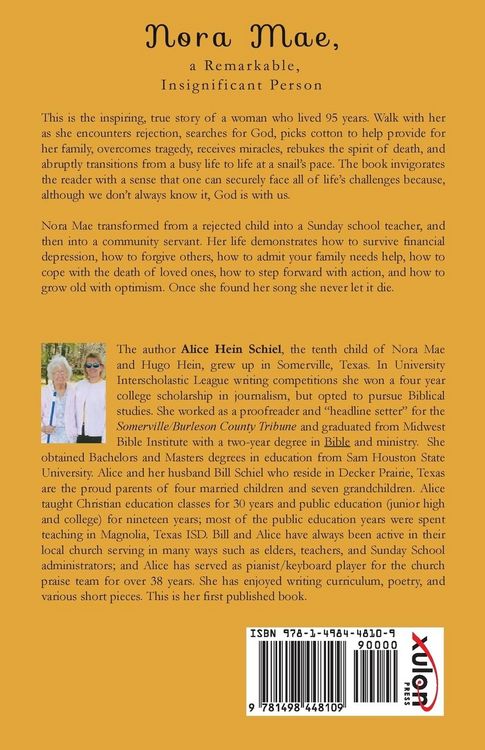 Produktbild: Nora Mae, a Remarkable, Insignificant Person