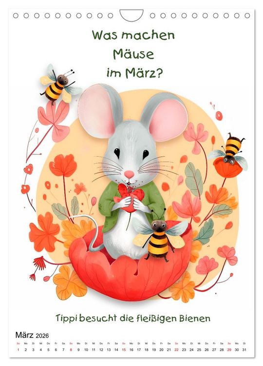 Produktbild: Die M&auml;usebande (Wandkalender 2026 DIN A4 hoch), CALVENDO Monatskalender