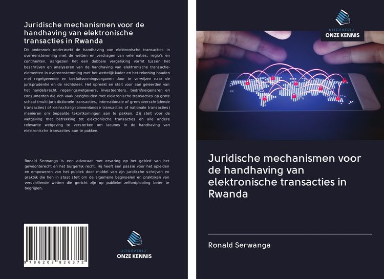 Produktbild: Juridische mechanismen voor de handhaving van elektronische transacties in Rwanda