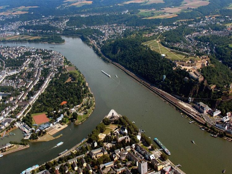 Produktbild: CALVENDO Puzzle Das deutsche Eck bei Koblenz | 1000 Teile Lege-Gr&ouml;&szlig;e 64x48cm Foto-Puzzle f&uuml;r gl&uuml;ckliche Stunden