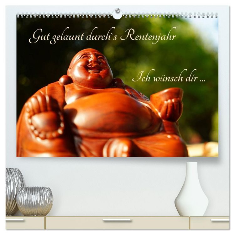 Produktbild: Gut gelaunt durch's Rentenjahr (hochwertiger Premium Wandkalender 2026 DIN A2 quer), Kunstdruck in Hochglanz