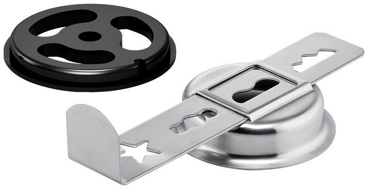 Produktbild: Bosch Haushalt MUZ9SV1 MUZ9SV1 Spritzgeb&auml;ckaufsatz Edelstahl, Schwarz