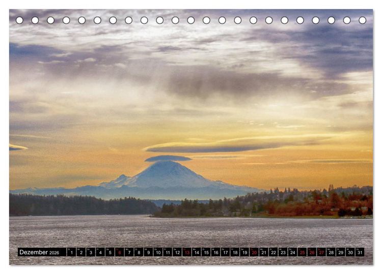 Produktbild: Vancouver - Vancouver Island - Seattle (Tischkalender 2026 DIN A5 quer), CALVENDO Monatskalender