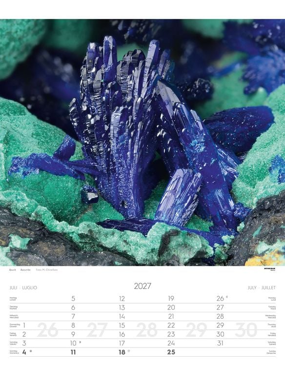Produktbild: Mineralien Kalender 2027