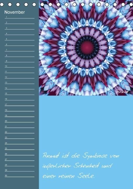 Produktbild: Mandala - Spiegel der Seele / immerw&auml;hrender Geburtstagskalender (Tischkalender immerw&auml;hrend DIN A5 hoch)