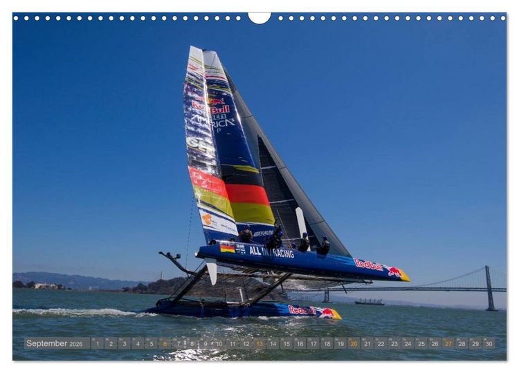 Produktbild: All In Racing - Segeln am Limit - Fotografien von Jens Hoyer (Wandkalender 2026 DIN A3 quer), CALVENDO Monatskalender