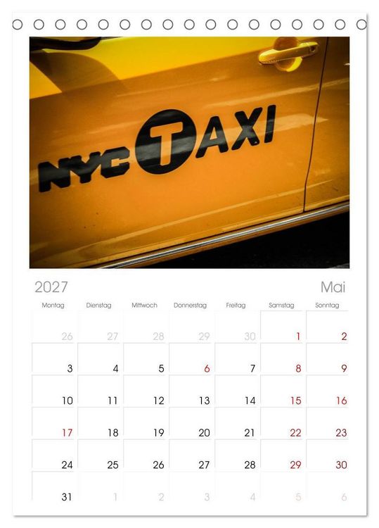 Produktbild: Tischplaner 2027 - New York Shoots (A5 Tischkalender zum Aufstellen) CALVENDO