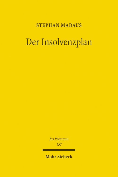 Produktbild: Der Insolvenzplan