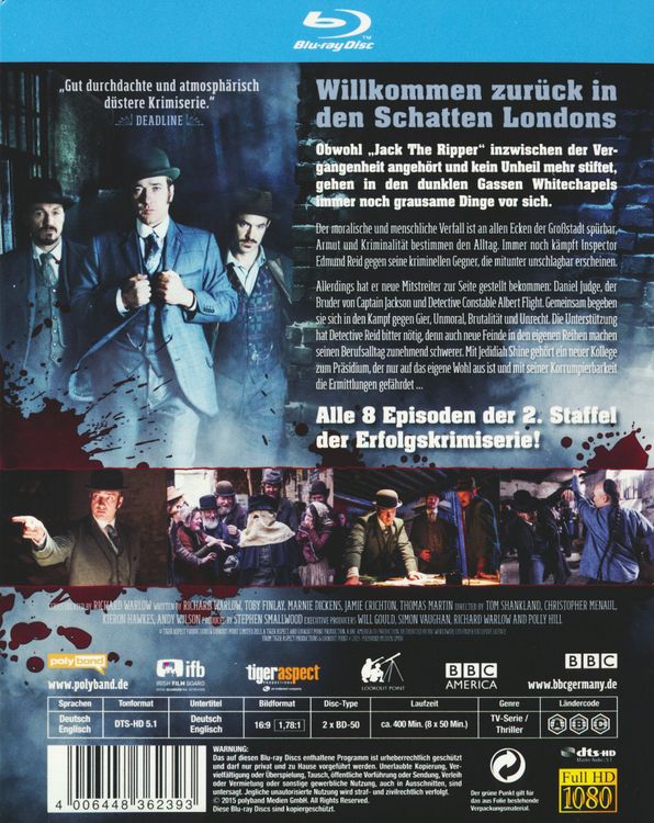 Produktbild: Ripper Street - Staffel 2 [2 BRs]