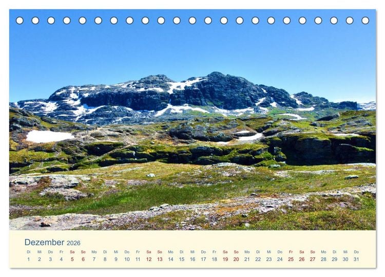 Produktbild: Trolltunga (Tischkalender 2026 DIN A5 quer), CALVENDO Monatskalender