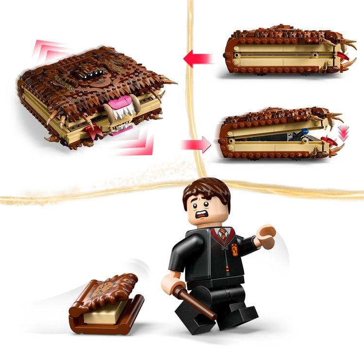 Produktbild: LEGO Harry Potter Bei&szlig;endes Monsterbuch der Monster, Lernspielzeug 76449