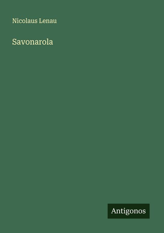 Produktbild: Savonarola