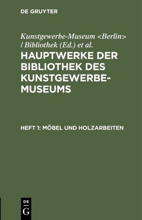 Produktbild: M&ouml;bel und Holzarbeiten