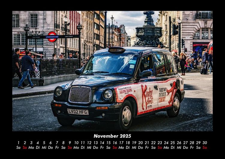 Produktbild: London 2025 Fotokalender DIN A3