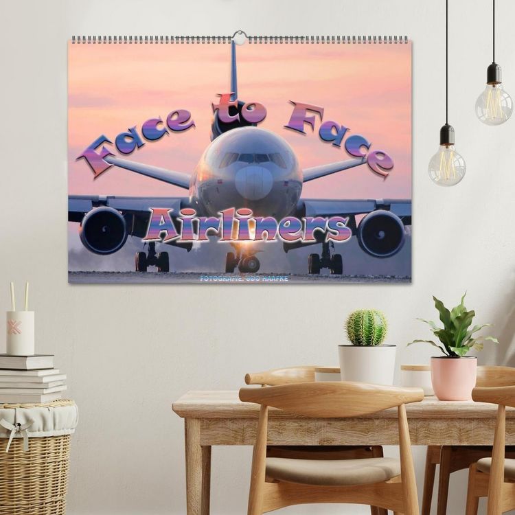 Produktbild: Airliners - Face to Face (Wandkalender 2027 DIN A2 quer), CALVENDO Monatskalender
