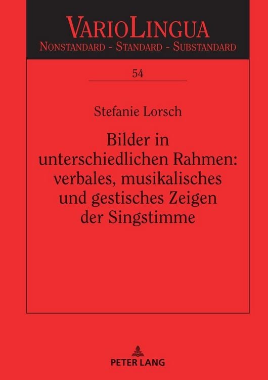 Produktbild: Bilder in unterschiedlichen Rahmen: verbales, musikalisches und gestisches Zeigen der Singstimme