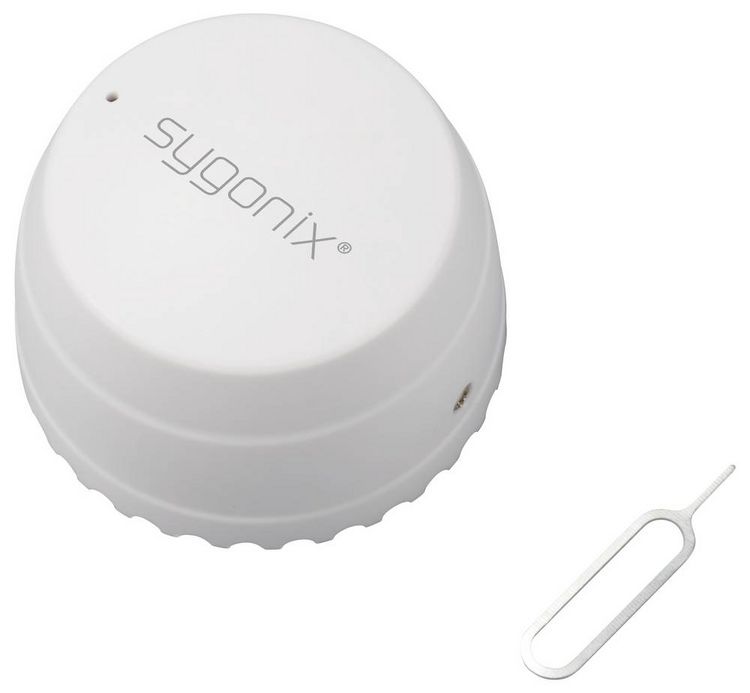 Produktbild: Sygonix SY-6515316 Funk-Wassermelder mit App-Steuerung batteriebetrieben