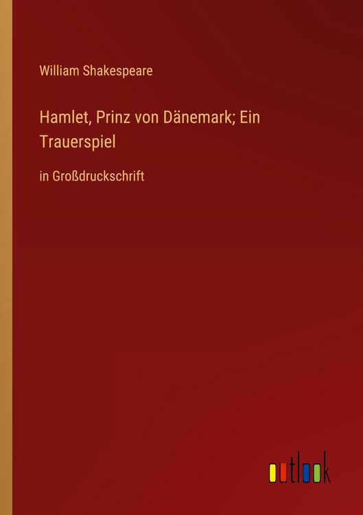 Produktbild: Hamlet, Prinz von D&auml;nemark; Ein Trauerspiel