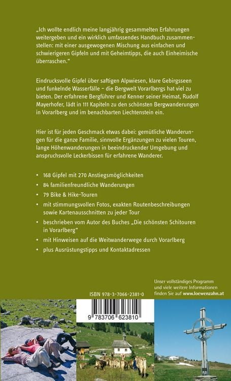 Produktbild: Die sch&ouml;nsten Bergwanderungen in Vorarlberg