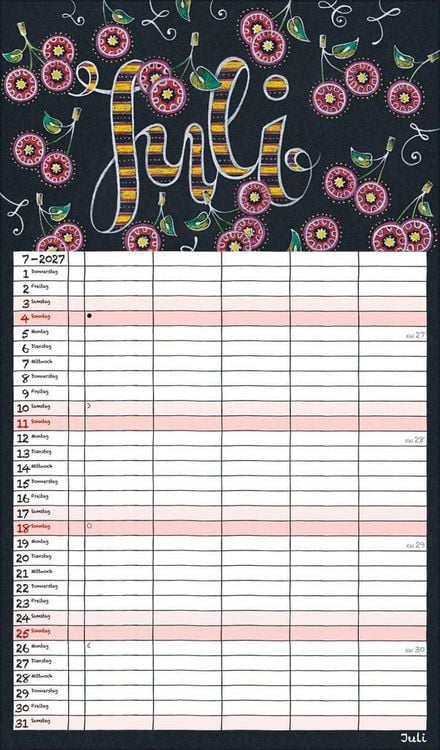 Produktbild: Lovely Chalk Timer 2027