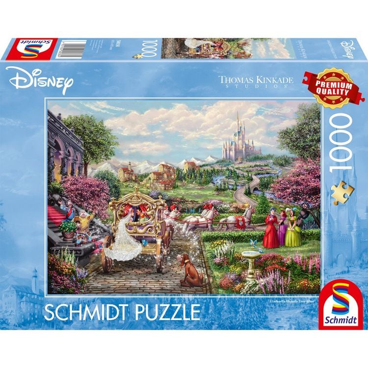 Bild vom Artikel Schmidt Spiele 58038 - Disney, Cinderella Happily Ever After, Puzzle Thomas Kinkade 1.000 Teile - Disney vom Autor 
