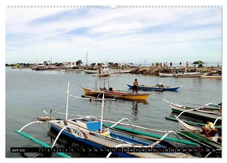 Produktbild: Central Visayas - Philippinen (Wandkalender 2026 DIN A2 quer), CALVENDO Monatskalender