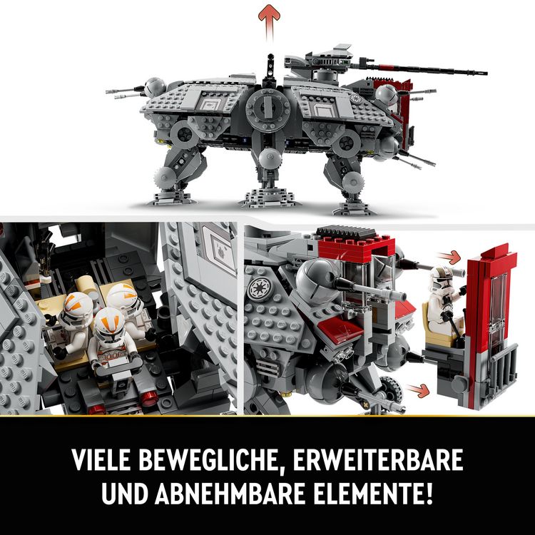 Produktbild: LEGO Star Wars 75337 AT-TE Walker - Die Rache der Sith-Set mit Figuren