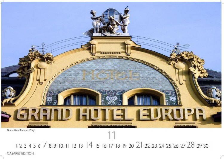 Produktbild: Jugendstil Kalender 2027 &ndash; Wandkalender | Fotokalender Kunst 35x50cm Gro&szlig;format - Stilvolle k&uuml;nstlerische Motiven im Jugendstil f&uuml;r das ganze Jahr.