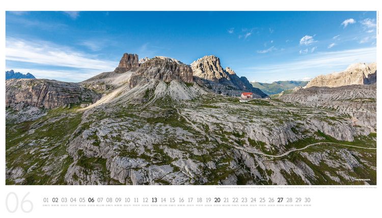 Produktbild: Luftbildkalender Dolomiten 2027
