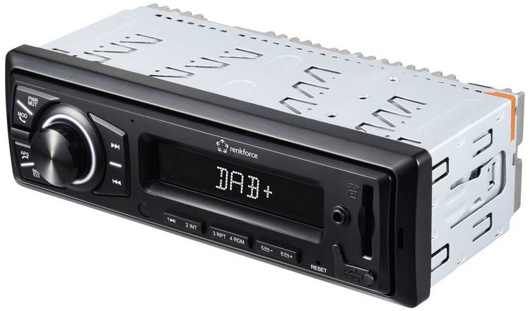 Produktbild: Renkforce RF-ARAR-400 Autoradio inkl. DAB-Antenne, DAB+ Tuner, Bluetooth&reg;-Freisprecheinrichtung
