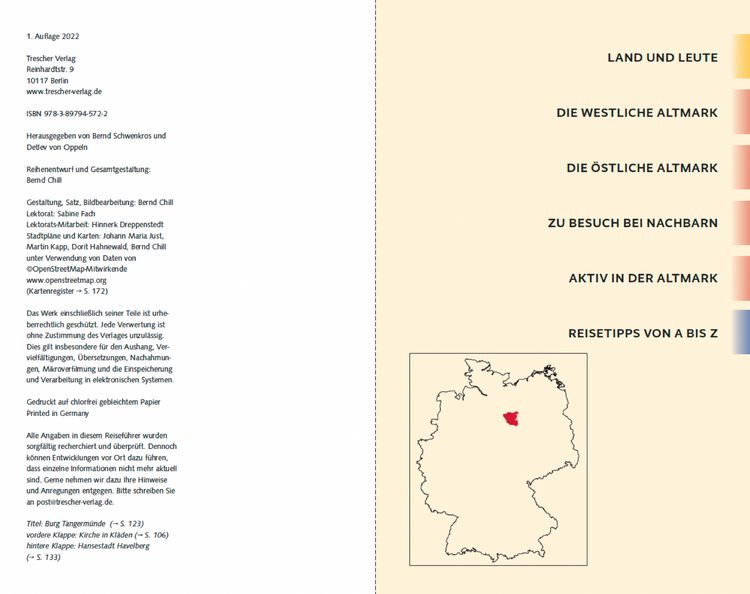 Produktbild: TRESCHER Reisef&uuml;hrer Altmark