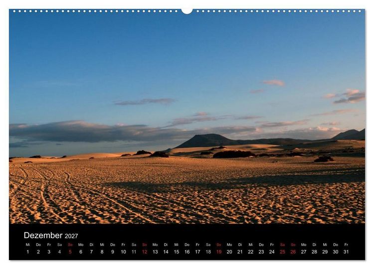 Produktbild: Fuerteventura (Wandkalender 2027 DIN A2 quer), CALVENDO Monatskalender