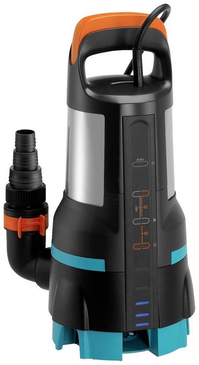 Produktbild: GARDENA 09049-61 19500 Aquasensor Schmutzwasser-Tauchpumpe 19.500 l/h 9.7m