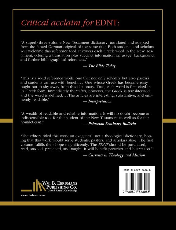 Produktbild: Exegetical Dictionary of the New Testament, Vol. 2