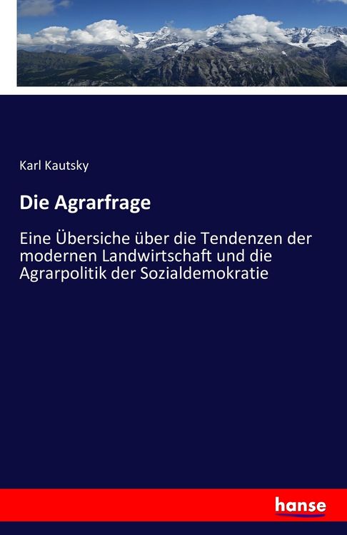 Produktbild: Die Agrarfrage